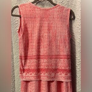 Women’s Pink Sleeveless Knit Dress
